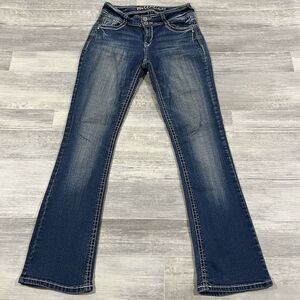 Wallflower Jeans Women Junior Sz 3 Luscious Curvy Fit Blue Denim Bootcut Stretch